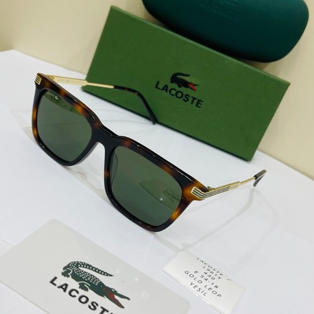 LACOSTE DESENLİ ÇERÇEVE SİYAH ŞEFFAF CAM