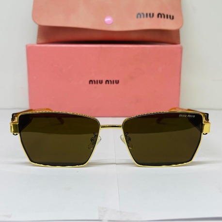 MIU GOLD ÇERÇEVE SİYAH ŞEFFAF CAM