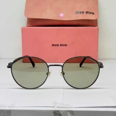 MIU GÜMÜŞ ÇERÇEVE SİYAH ŞEFFAF CAM
