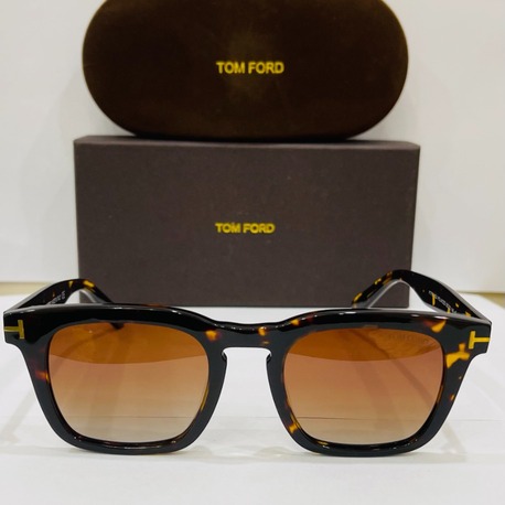 TOM FORD DESENLİ ÇERÇEVE KAHVE ŞEFFAF CAM