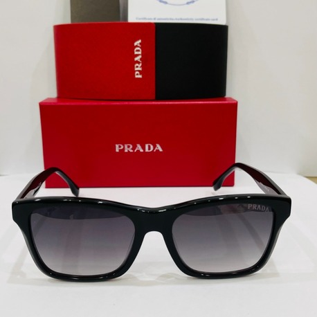 PRADA SİYAH ÇERÇEVE SİYAH ŞEFFAF CAM