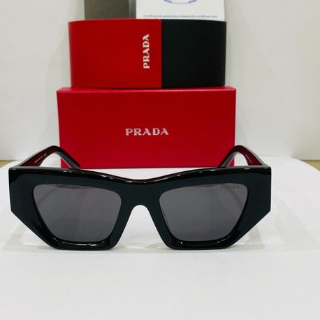 PRADA SİYAH ÇERÇEVE SİYAH ŞEFFAF CAM