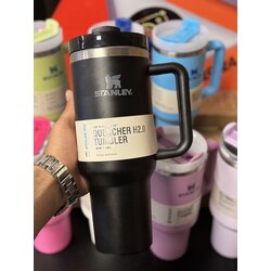 Stanley Quencher Siyah 1.18 lt Pipetli Termos Bardak
