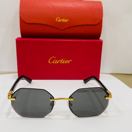 CARTİER SİYAH ÇERÇEVE SİYAH ŞEFFAF CAM