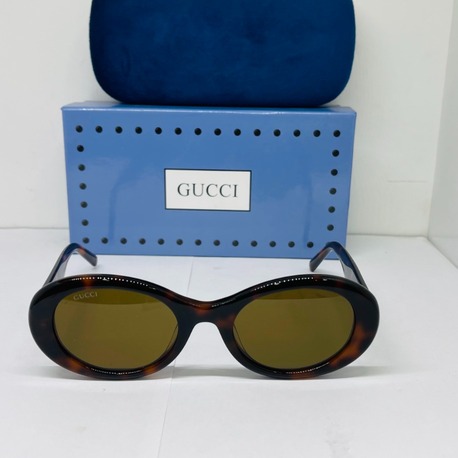 GUCCİ LEOPAR ÇERÇEVE KAHVE ŞEFFAF CAM