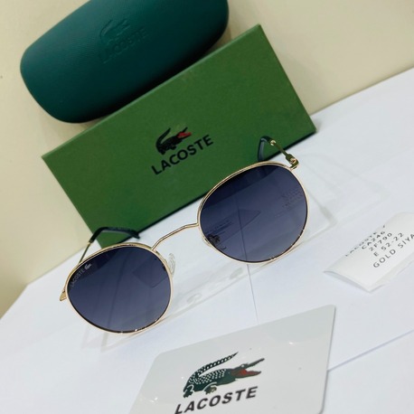 LACOSTE GOLD ÇERÇEVE MAVİ ŞEFFAF CAM