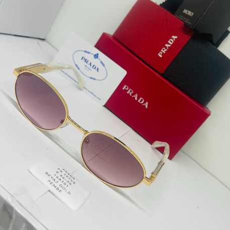 PRADA GOLD ÇERÇEVE PUDRA ŞEFFAF CAM