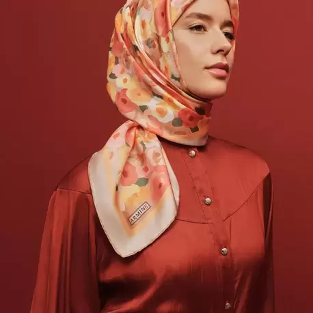 ARMİNE YAZ SEZONU SURA İPEK EŞARP 9300-01