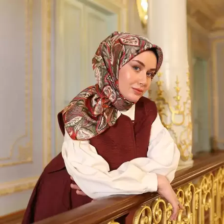 SİLK HOME İpek Twill Eşarp 11456-17