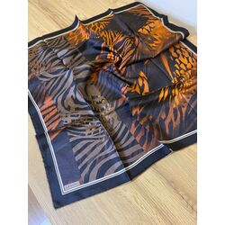 ARMİNE Nostalji Twill İpek Eşarp 8837D-01