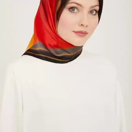 ARMİNE Nostalji Twill İpek Eşarp 9112-20