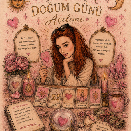 Doğum Günü Açılımı – Yeni Yaşın Enerjisi ve Sezgisel Yol Haritası ✨