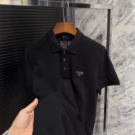 Premıum Prada Siyah Polo Yaka