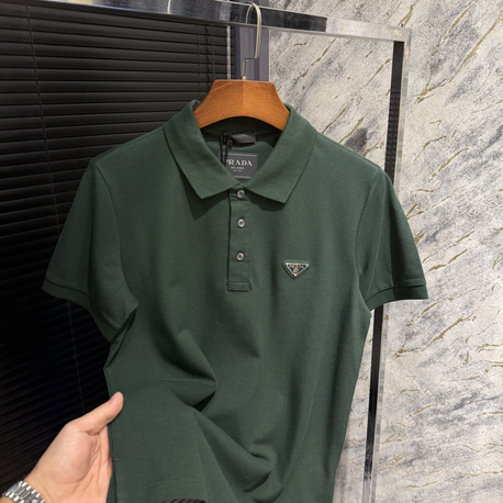 Premium Yeşil Prada Polo Yaka