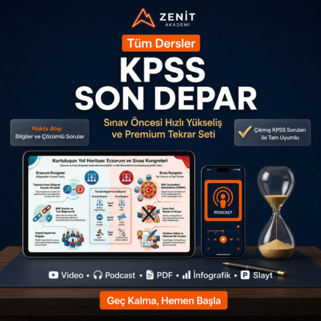 KPSS Son Depar | Atanma Yolunda Hızlı Yükseliş ve Tekrar Seti (GY-GK Tüm Dersler)