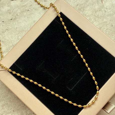 Çelik | Basic Gold Kolye
