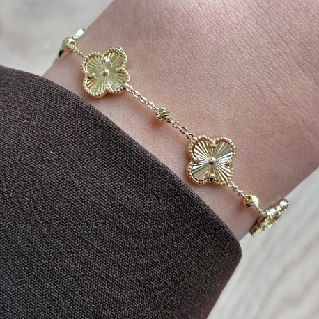 VİP | Gold Yonca Bileklik