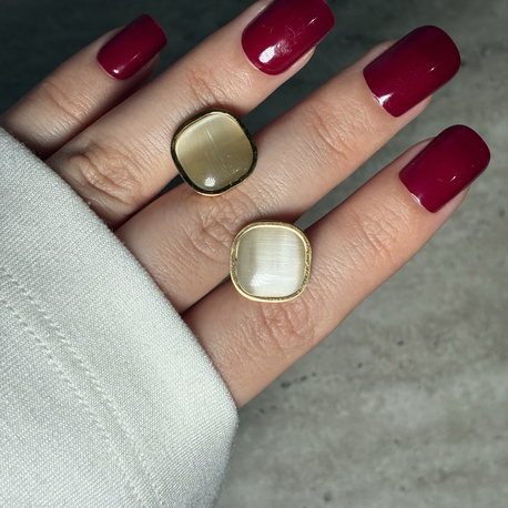 Çelik | Vintage Opal Küpe