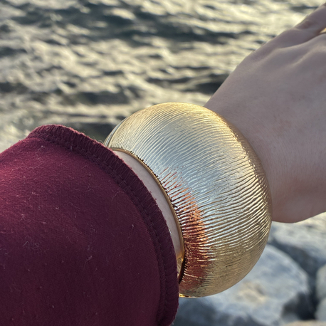 Zeora Küre Form Gold Bilezik