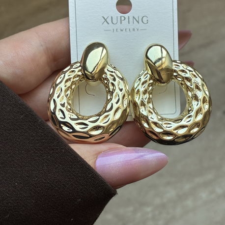 Xuping | Dokulu Halka Küpe