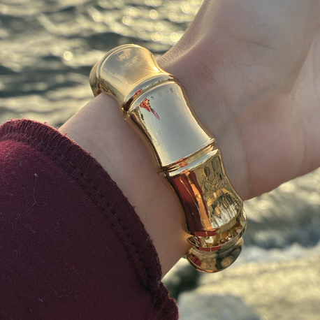 Zeora Bambu Gold Kelepçe