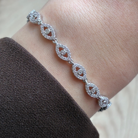 Xuping | Silver Taşlı Göz Bileklik