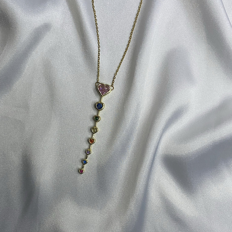 Kalpli Y Kolye Gold