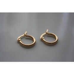 ÇELİK GOLD HALKA KÜPE 