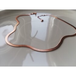 ÇELİK ROSE GOLD KOLYE 