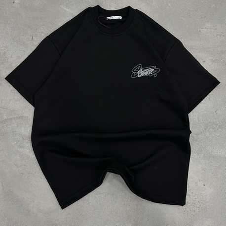 STWD Baskı - Nakış T-Shirt (Siyah)