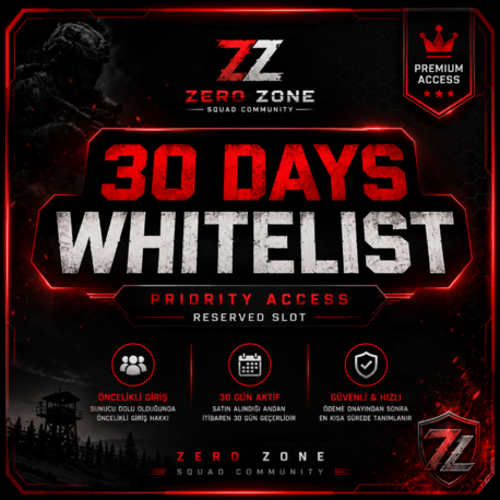 Zero Zone | 30 Günlük Whitelist