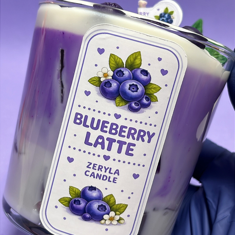 Blueberry Latte