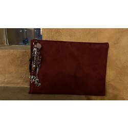 Bordo Clutch Çanta