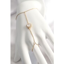 Gold Renk Kalp Model Şahmeran
