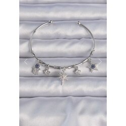 Gümüş Charm Bileklik