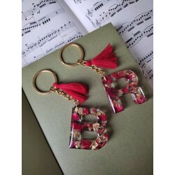 rosé keychain