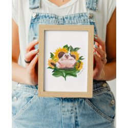Mr. Hedgehog - Digital print