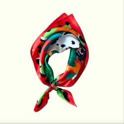 Dalmatian | Silk scarf