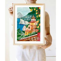 Positano - Artprint