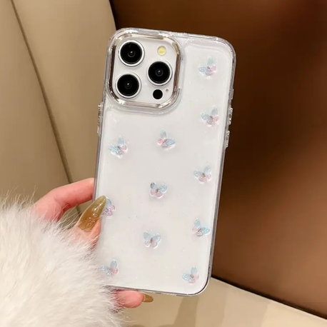 iPhone 14 Plus/ 15 Plus Kelebek Telefon Kılıfı 