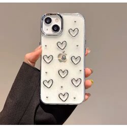 iPhone 13/14/15 Kalp Telefon Kılıfı