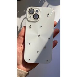 iPhone 12 Beyaz Ay Yıldız Telefon Kılıfı