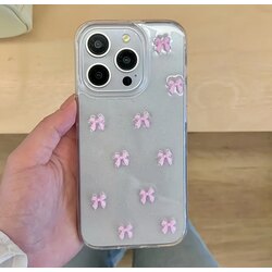 iPhone 16 Pembe Minik Fiyonk Telefon Kılıfı 