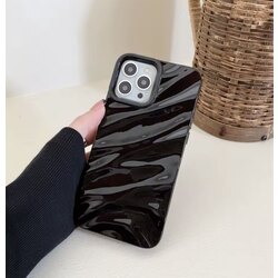 iPhone 11 Siyah Dalga Telefon Kılıfı