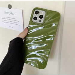 iPhone 15 Pro Max Yeşil Dalga Telefon Kılıfı