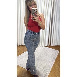 Taşlı jean 