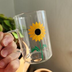 ay çiçeği model kupa bardak