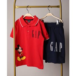 GAP Mickey Polo Yaka Şortlu Takım