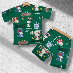Peanuts Snoopy Club Şortlu Takım