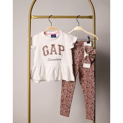 GAP London Çiçekli Kaşkorse Pantolunlu Takım